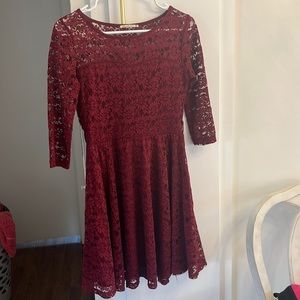 Wine dress
